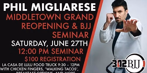 302 BJJ Middletown Grand Reopening and Seminar with Phil Migliarese