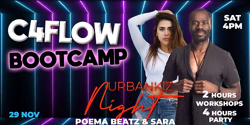 C4FLOW UrbanKiz Bootcamp & Party w\/ Poema Beatz & Sara