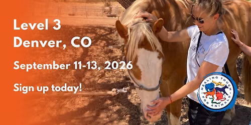 Healing Touch for Animals\u00ae Level 3 in Denver, CO