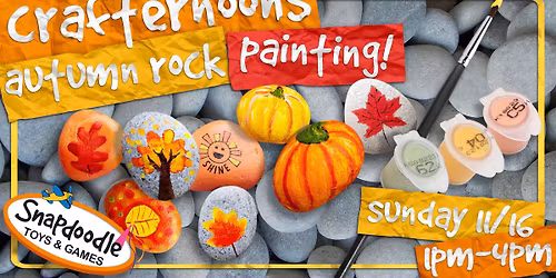 Crafternoons: Autumn Rock Painting