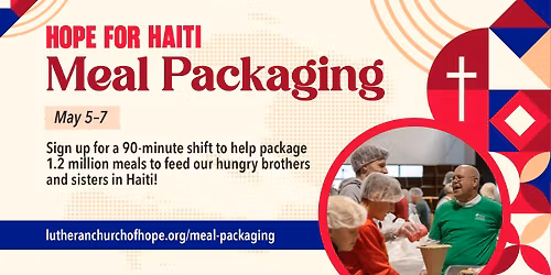 Hope For Haiti Meal Packaging 