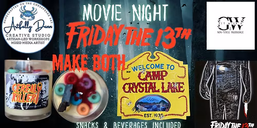 Movie & Art Night: Friday the 13th Frights
