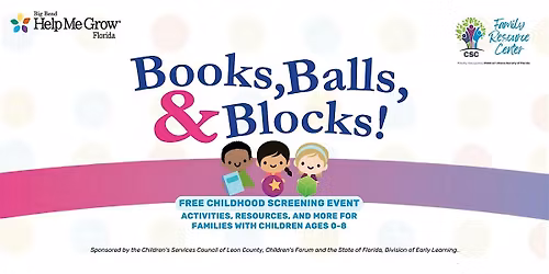 Books, Balls & Blocks Early Childhood Screening