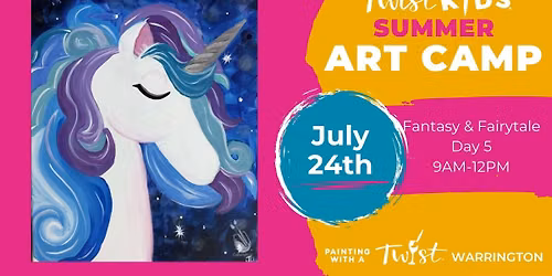 KID'S SUMMER ART CAMP! Fantasy & Fairytale Day 5