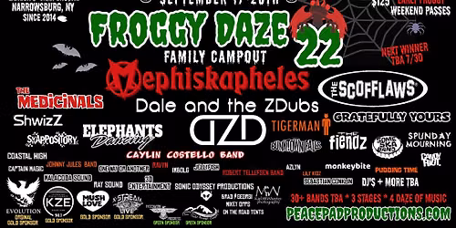 Froggy Daze 22 Family Campout