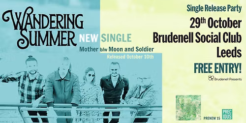 Wandering Summer, Live at The Brudenell - FREE ENTRY! 
