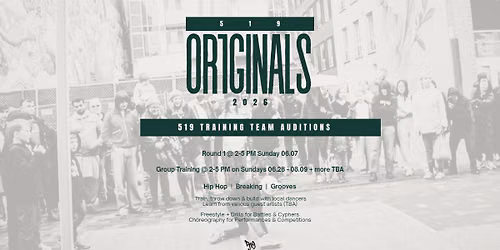 "519 ORIGINALS" Training Team Audition