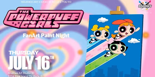 The Powerpuff Girls Fan-Art Paint Night