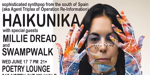 Haikunika (Spain), Millie Dread, Swampwalk at Poetry Lounge