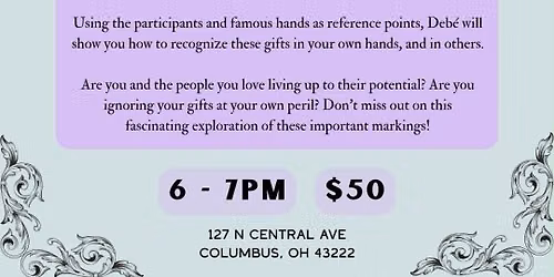 Palmistry: Gift Markings - Class #4 in our Palmistry Class Series
