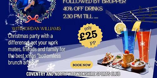 Christmas Bottomless Brunch with Jordan Williams