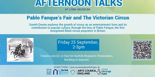 Afternoon Talk - Pablo Fanque's Fair and The Victorian Circus