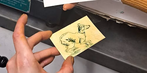 Halloween Themed Printmaking Workshop at Red Kite Cafe!