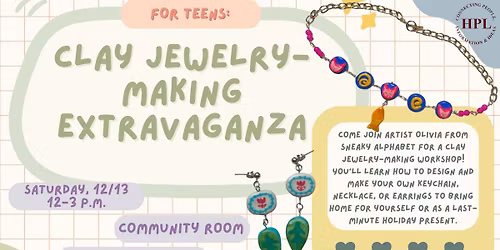 \ud83c\udfa8\ud83d\udd8c\ufe0f Clay Jewelry-Making Extravaganza \ud83d\udc8d\ud83c\udf81