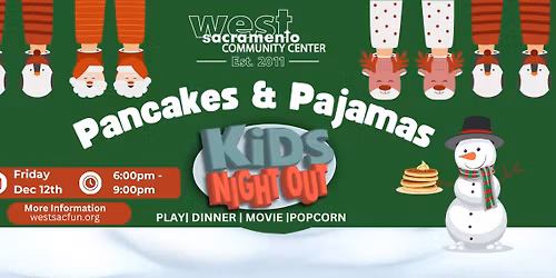 Kids Night Out-Pancakes & Pajamas