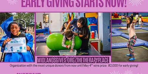 MIDLANDS GIVES -- EARLY GIVING STARTS NOW!