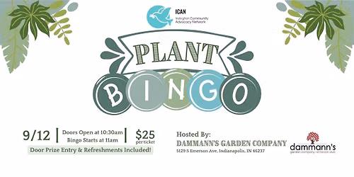 ICAN Plant Bingo Fundraiser