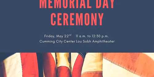 Annual Memorial Day Ceremony