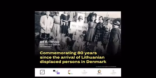 Commemorating 80 years since the arrival of Lithuanian displaced persons in Denmark