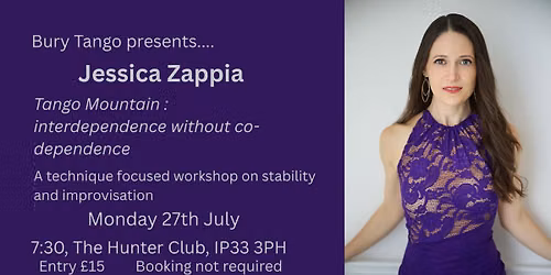 Jessica Zappia Special Workshop @ Bury Tango