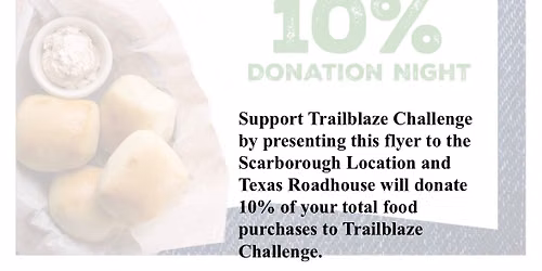 Dine to Donate at Texas Roadhouse