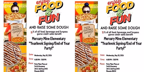 Family Dine Out & Yearbook Signing Party!