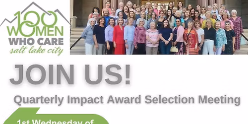 Quarterly impact award selection meeting