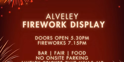 Alveley Firework Display