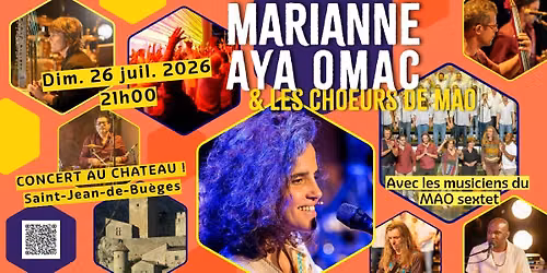 Marianne Aya Omac, les choeurs de MAO et les musiciens du MAO Sextet