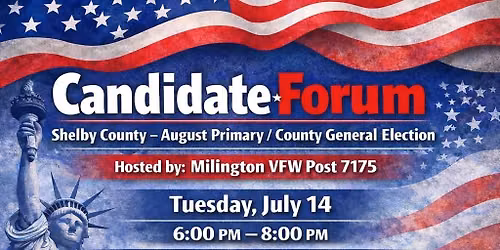 Candidate Forum - August Primary\/General