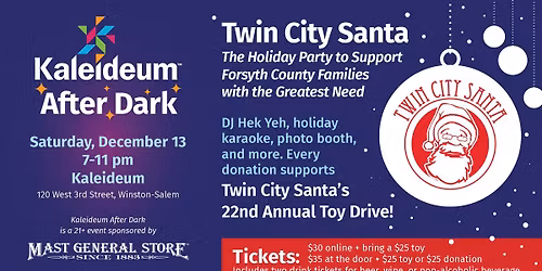 Kaleideum After Dark: Twin City Santa