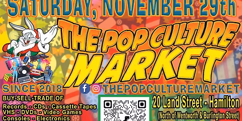 The Pop Culture Market - Saturday, November 29th, 2025