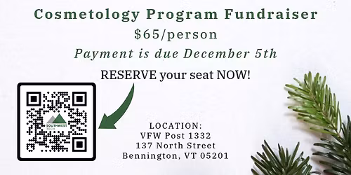 Holiday Centerpiece Workshop (SWT Cosmetology Fundraiser)