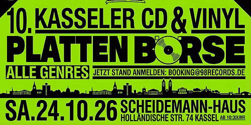 10. Kasseler Plattenb\u00f6rse im Philipp-Scheidemann-Haus 