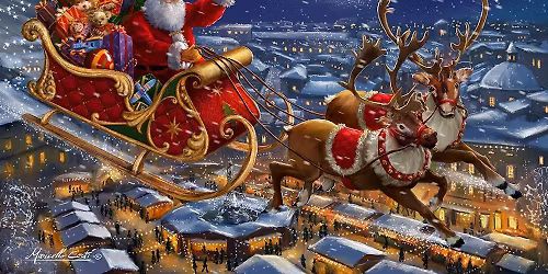 Father Christmas Visits Richmond Battlefield Park