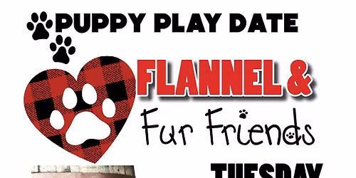 PUPPY PLAY DATE FLANNEL & FUR FRIENDS