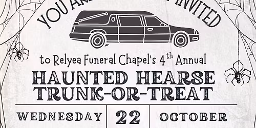 4th Annual RFC Haunted Hearse Trunk-or-Treat