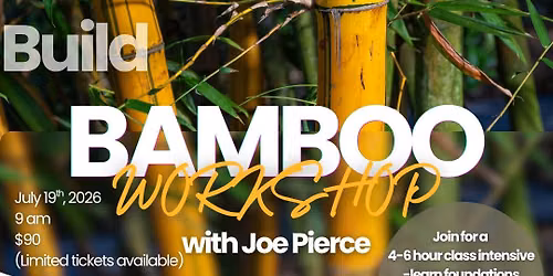 Bamboo Building Workshop
