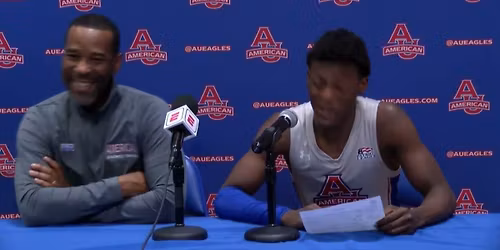 Parking Holy Cross Crusaders at American University Eagles Mens Basketball