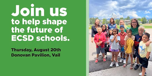 Shape the Future of ECSD Schools | August 20