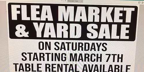 Flea Market & Yard Sale