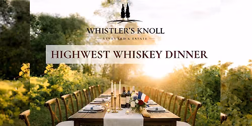 High West 5 Course Tasting Dinner
