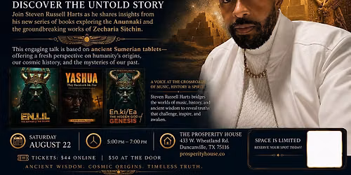 An Evening with Steven Russell Harts "The Untold Story of Humanity"