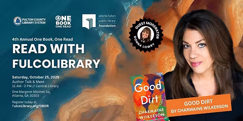 One book, One Read with Charmaine Wilkerson and Guest Moderator, Donna Lowry!