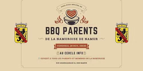 BBQ Parents - Namuroise de Namur \ud83d\udda4\ud83d\udc9b