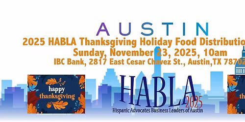 2025 HABLA Thanksgiving Holiday Food Distribution Event