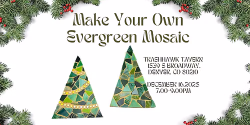 Make Your Own Evergreen Tree Mosaic