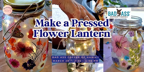 Make a Pressed Flower Lantern