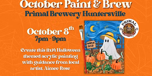 October Paint & Brew @ Primal Brewery Huntersville