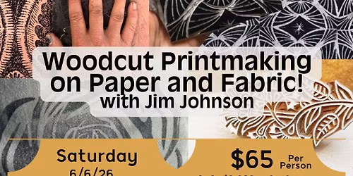 Printmaking with artist Jim Johnson